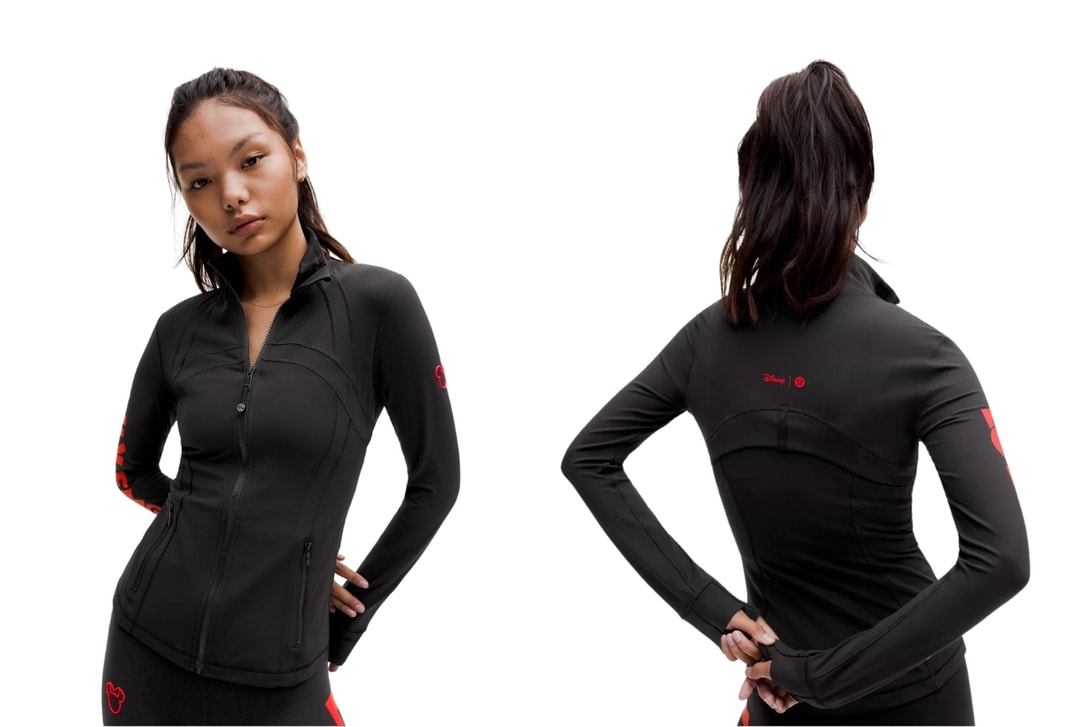 运动女生会很爱：Lululemon（露露乐蒙）和迪士尼的联名系列正式推出，黑红的配色实穿起来很时尚！