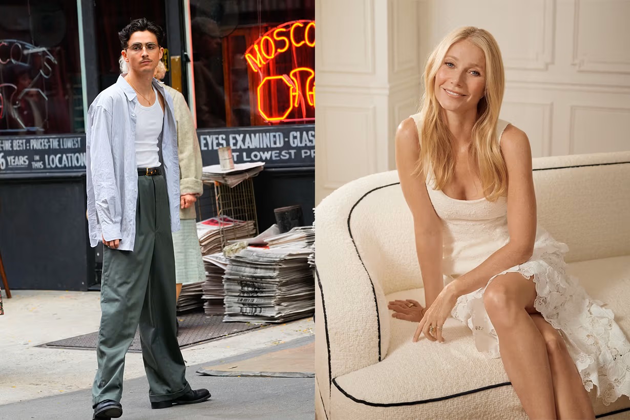 Gwyneth Paltrow（格温妮斯·帕特洛）妈妈朋友都疯了，原来看了与Timothée Chalamet（提莫西·查拉梅）热吻照！