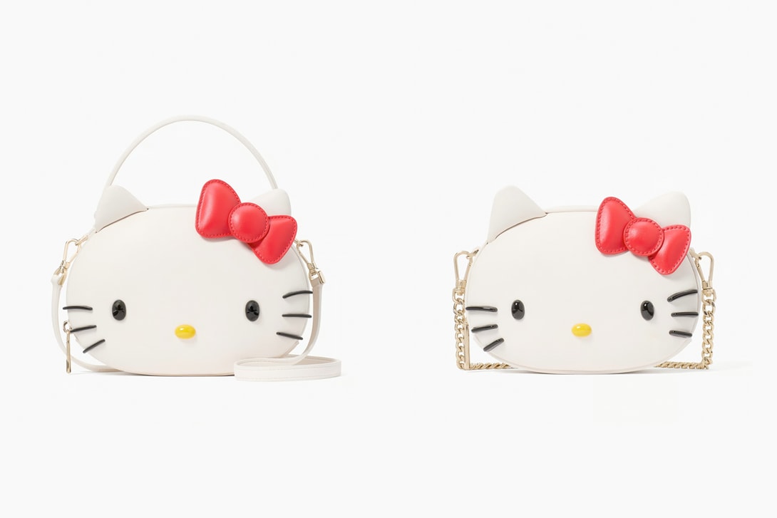 Kate Spade(凯特·丝蓓)将Hello Kitty变成手袋了：蝴蝶结、耳朵... 这些能融化人的细节统统有